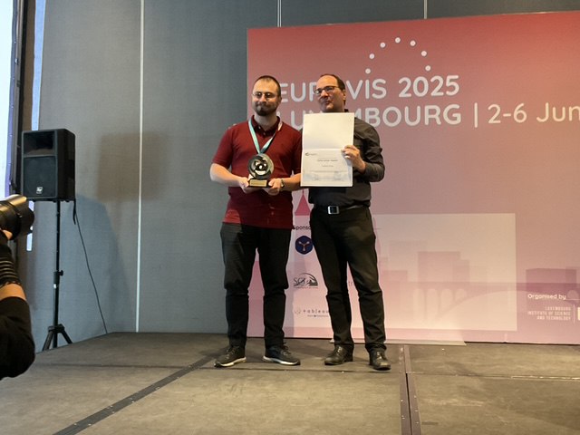 Early Career Award Ceremony at EuroVis 2025